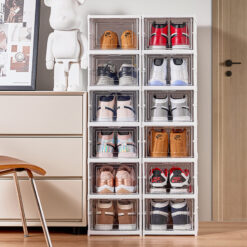 details of foldable shoe box