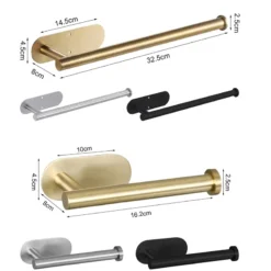 Close-up of paper towel holder details
