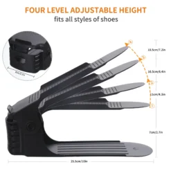 Shoe organizer detail view