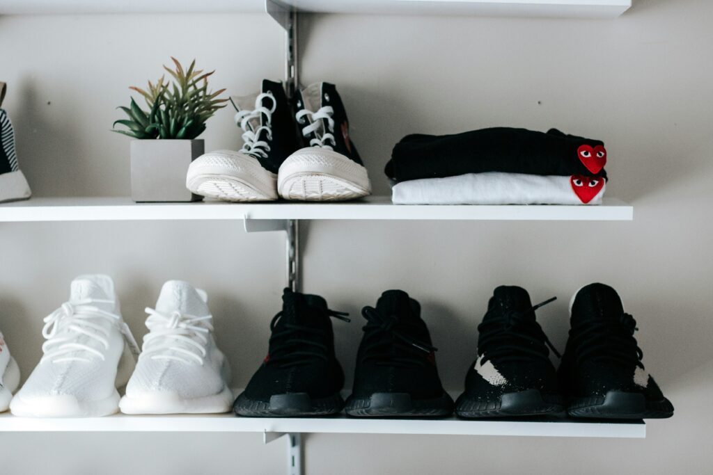 shoe storage