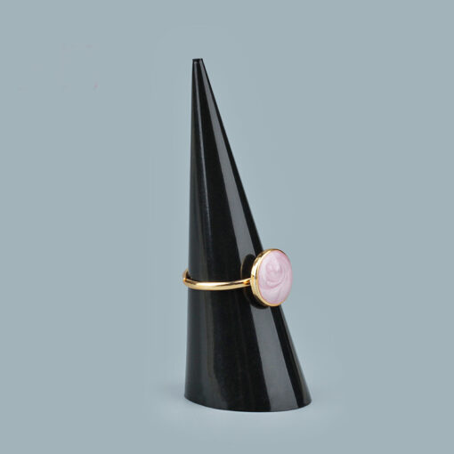 Minimalist Tapered Acrylic Jewelry Display Stand for Rings