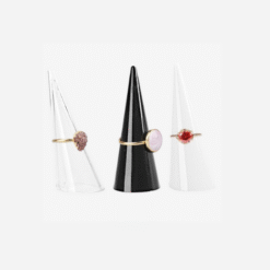 Minimalist Tapered Acrylic Jewelry Display Stand for Rings