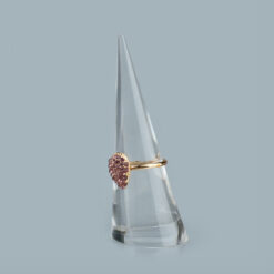 Minimalist Tapered Acrylic Jewelry Display Stand for Rings