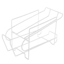 Double-layer can storage rack for kitchen countertops and pantry shelves