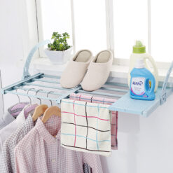 adjustable window sill drying rack for clothes and towels