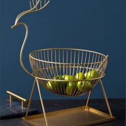Nordic Iron Art Fruit Basket for Kitchen and Living Room