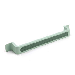 Foldable adhesive towel rack with rotatable arms for kitchen and bathroom