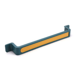 Foldable adhesive towel rack with rotatable arms for kitchen and bathroom