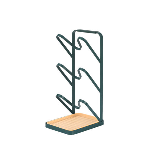 3-Layer Kitchen Rack for Pot Lids, Spoons, and Utensils