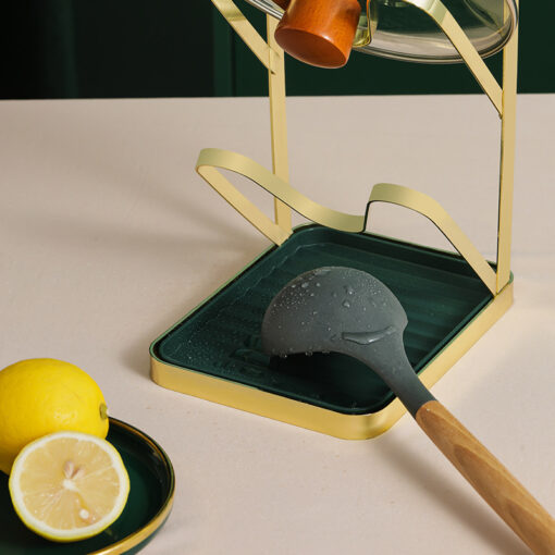 3-Layer Kitchen Rack for Pot Lids, Spoons, and Utensils