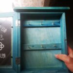 Vintage European Style Wooden Key Storage Cabinet photo review