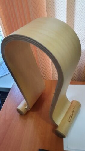 Solid Wood Headphone Stand photo review