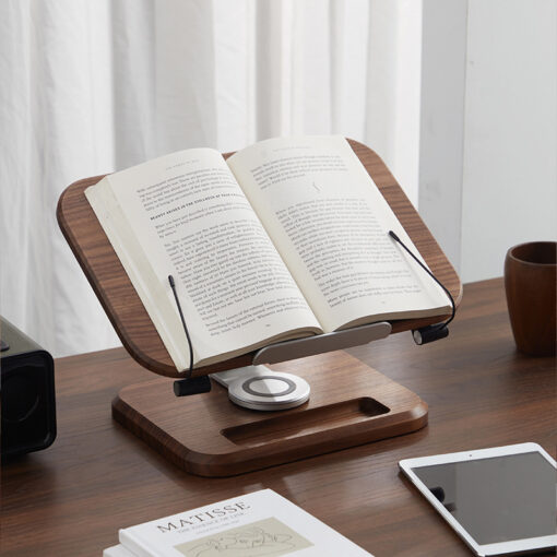 Black Walnut Adjustable Reading Stand - Image 2