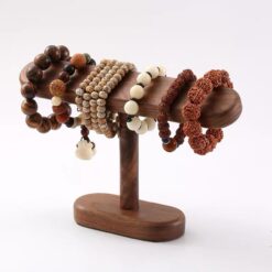 Elegant wooden dresser organizer stand for men’s watches and jewelry