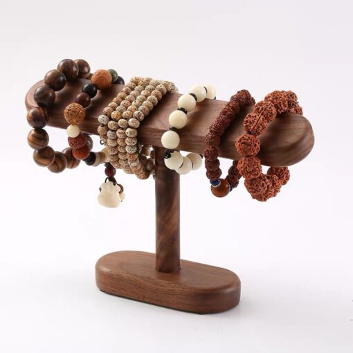 Elegant wooden dresser organizer stand for men’s watches and jewelry