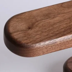 Luxury walnut solid wood watch holder for organizing watches and bracelet