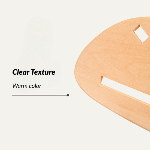 Creative solid wood tabletop storage rack with detachable design and artistic styling